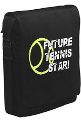 Tenis Star Future  Unisex Siyah Postacı Çanta