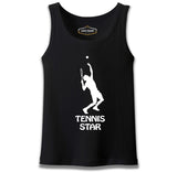 Tennis Star Black Male Athlete
