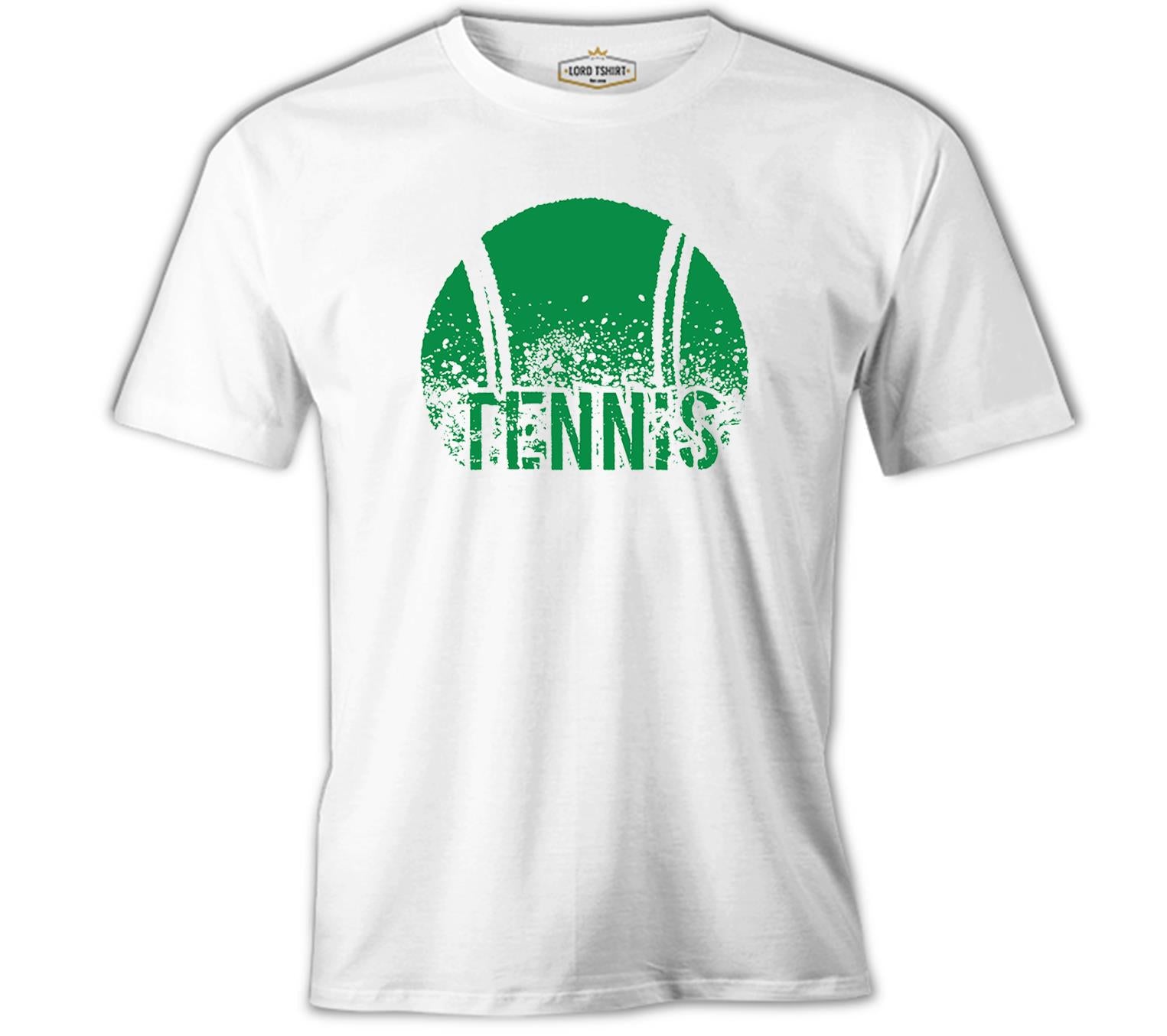 Tenis - Tennis Green Beyaz Erkek Tshirt