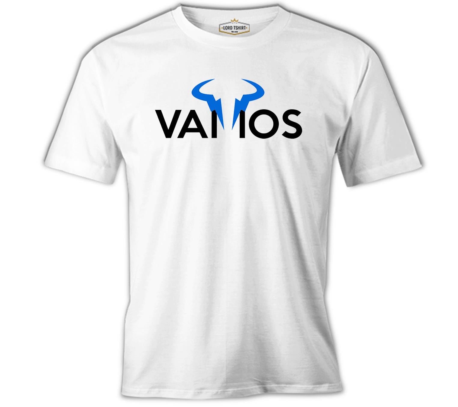 Tennis - Vamos White Men's Tshirt