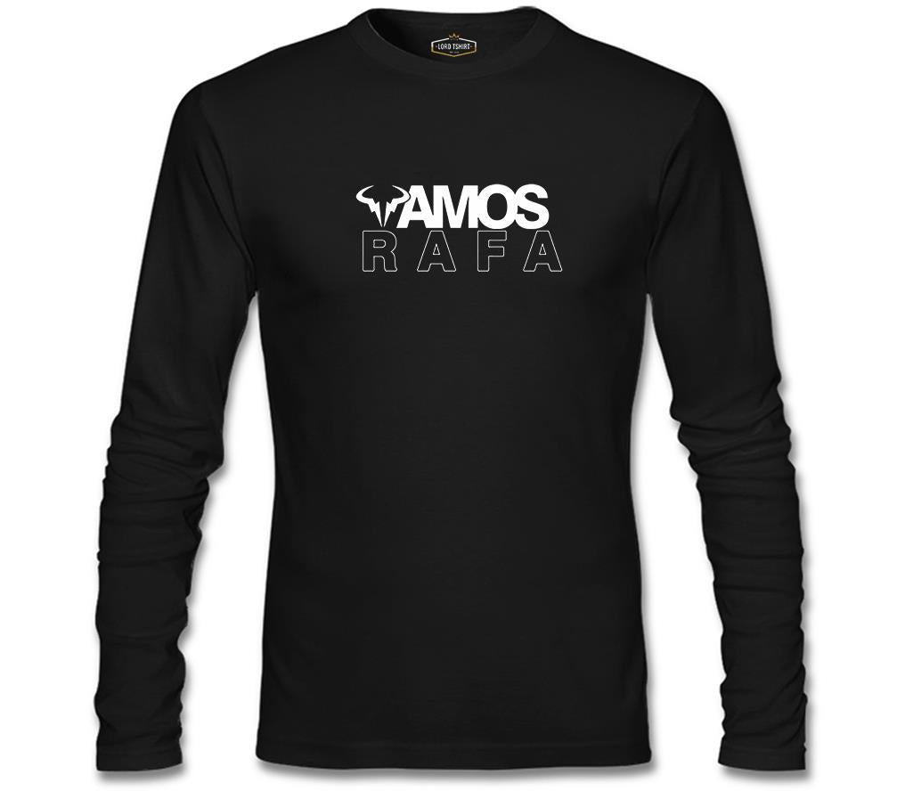 Tennis - Vamos Rafa Black Men's Sweatshirt