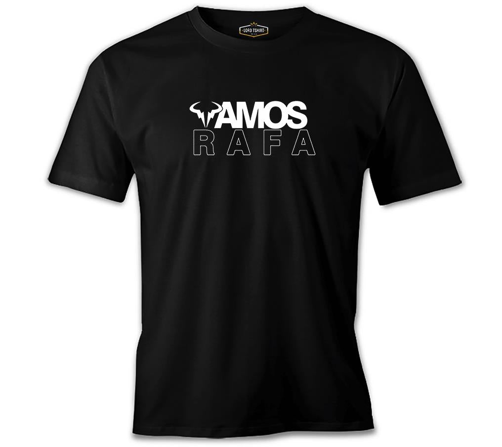 Tennis - Vamos Rafa Black Men's Tshirt