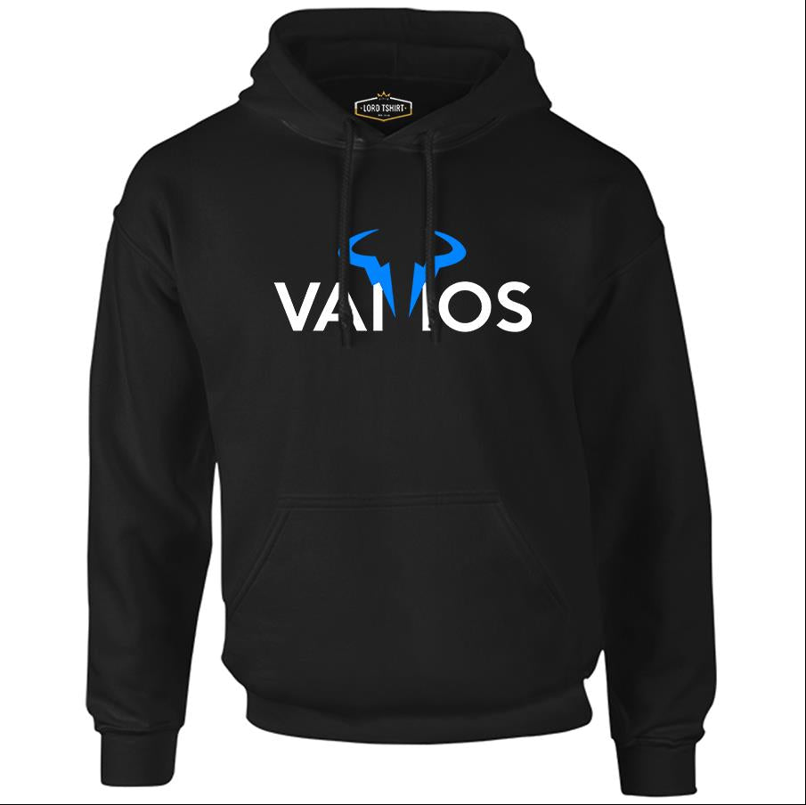 Tennis - Vamos Black Men's Zipperless Hoodie
