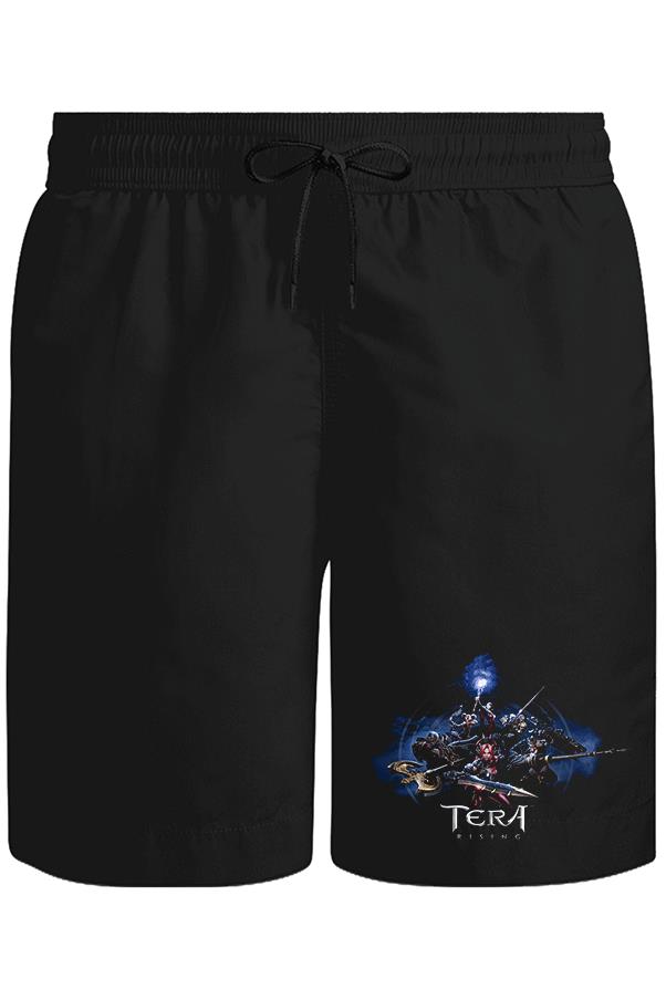 Tera Rising Unisex Siyah Şort
