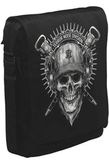 Terror Noise Division Unisex Siyah Postacı Çanta