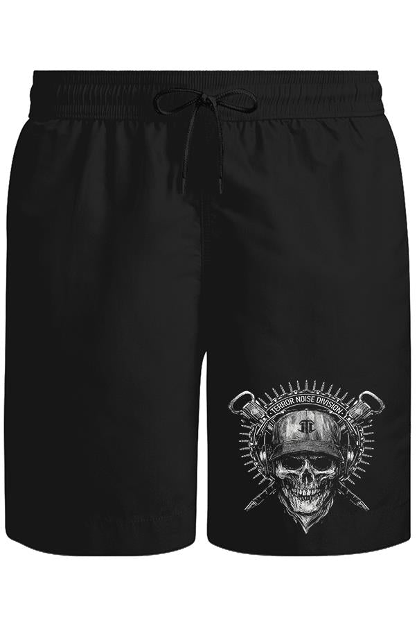 Terror Noise Division Unisex Siyah Şort