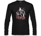 Tesla - God of Thunder Black Men's Sweatshirt