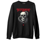 Testament - Kurukafa Yılan Siyah Erkek Kalın Sweatshirt