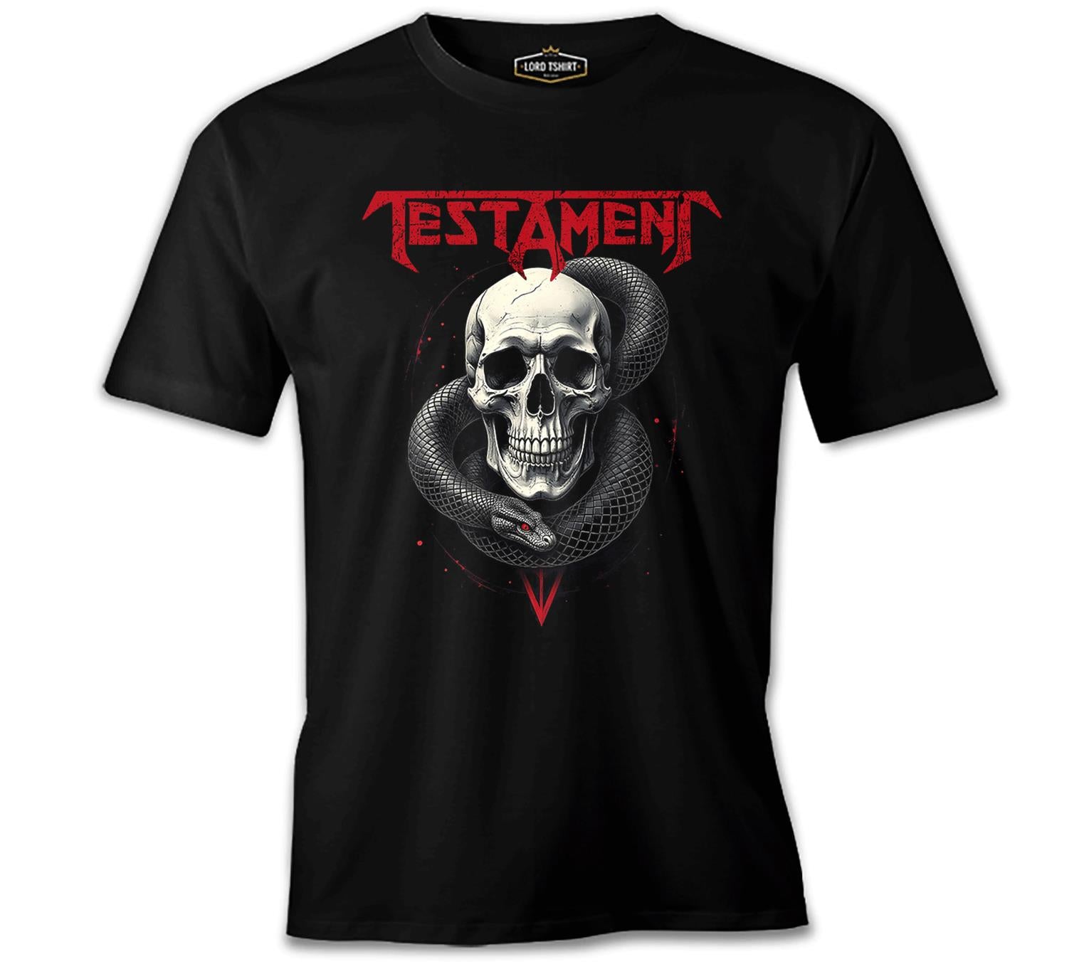 Testament - Skull Snake Black Men's T-shirt 