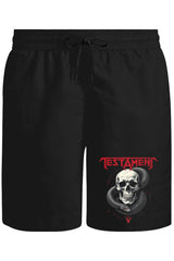 Testament - Skull Snake Unisex Black Shorts