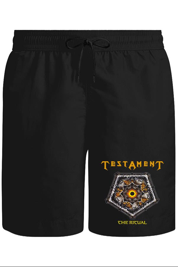 Testament - The Ritual Unisex Siyah Şort