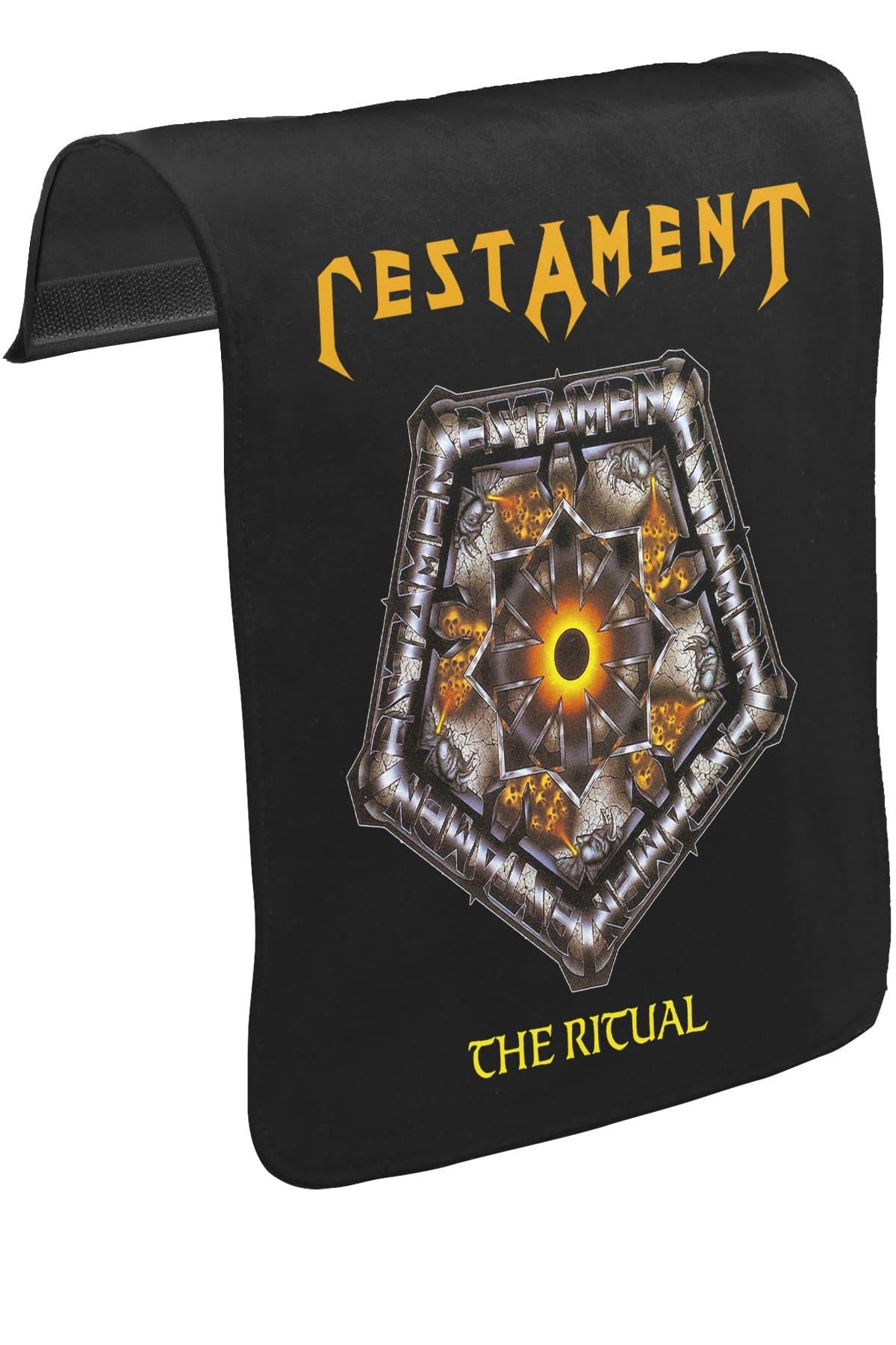 Testament - The Ritual Unisex Siyah Tak-Çıkar Postacı Çanta Kapağı CK-1109