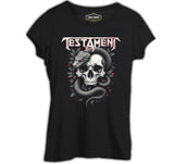 Testament - Yılan Siyah Bayan Tshirt