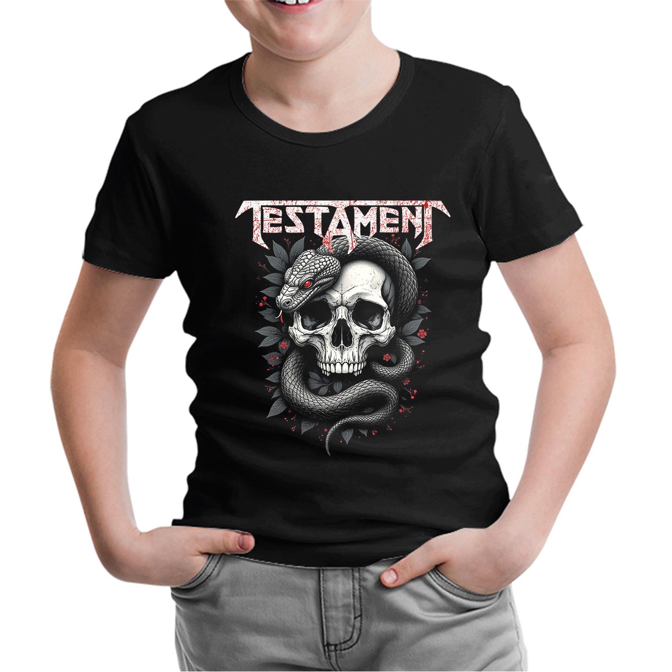 Testament - Snake Black Kids T-shirt 