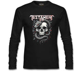 Testament - Yılan Siyah Erkek Sweatshirt