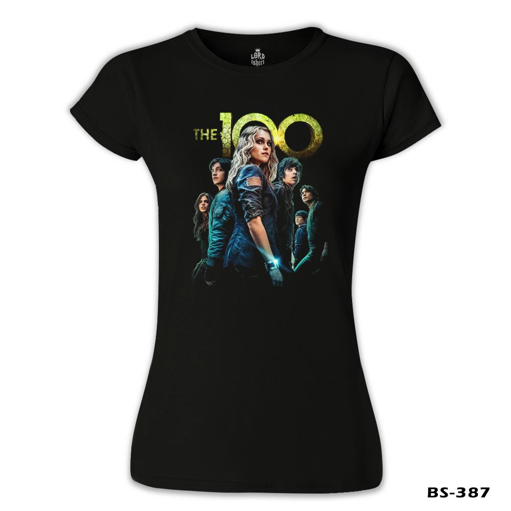 The 100 Siyah Kadın Tshirt