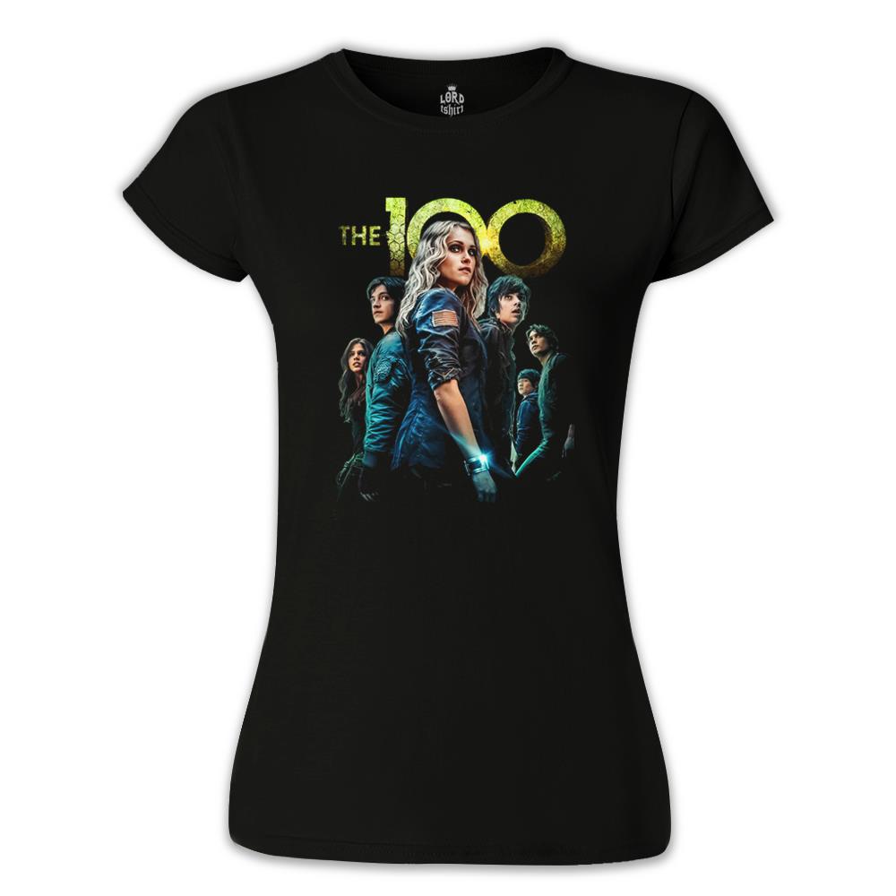 The 100 Siyah Kadın Tshirt