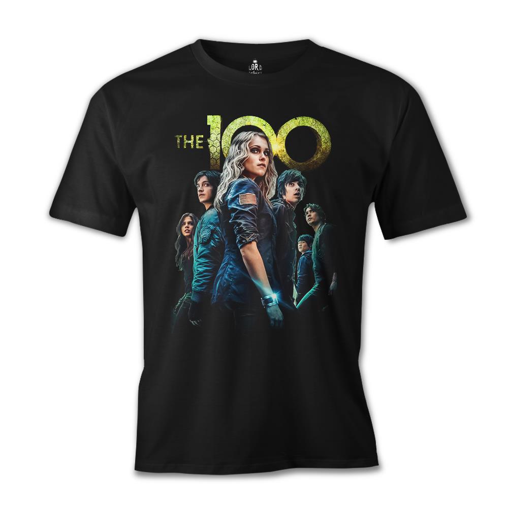 The 100 Siyah Erkek Tshirt