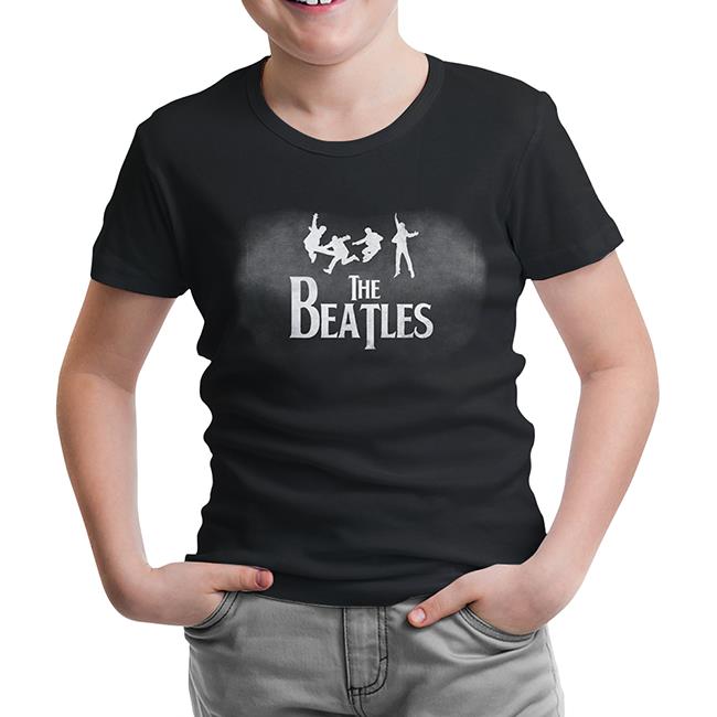 The Beatles 2 Siyah Çocuk Tshirt