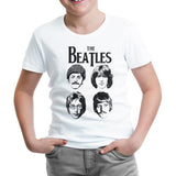 The Beatles 3 White Kids Tshirt