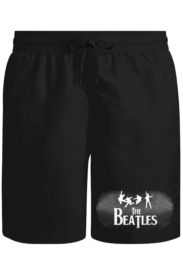 The Beatles II Unisex Siyah Şort