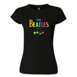 The Beatles Black Women's Tshirt