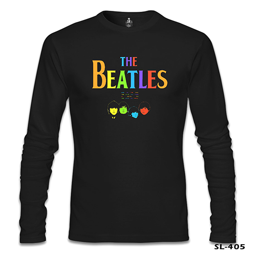 The Beatles Siyah Erkek Sweatshirt