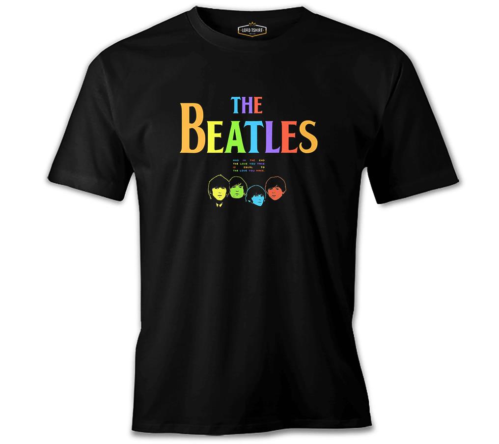 The Beatles Black Men's Tshirt