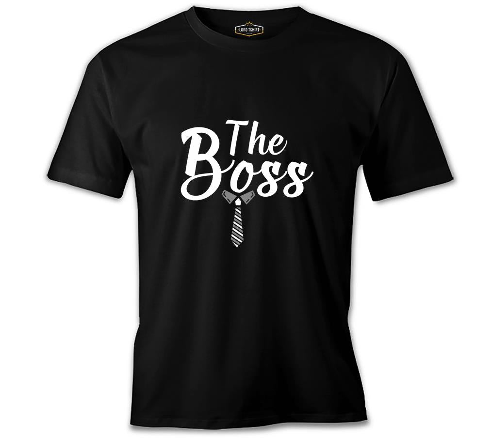 The Boss Siyah Erkek Tshirt