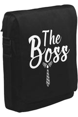 The Boss Unisex Siyah Postacı Çanta