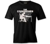 The Codefather Coding Black Men's Tshirt