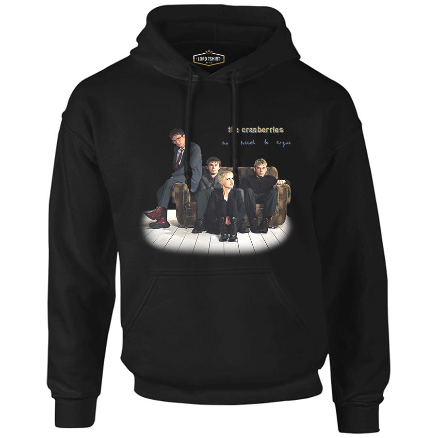 The Cranberries Black Men's Zipperless Hoodie