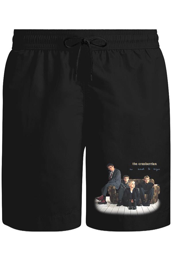 The Cranberries Unisex Siyah Şort