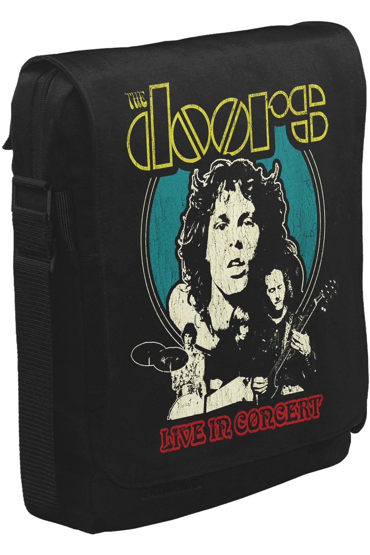 The Doors Unisex Siyah Postacı Çanta