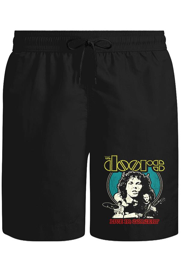 The Doors Unisex Siyah Şort