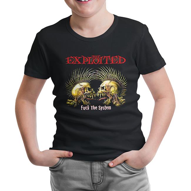 The Exploited Siyah Çocuk Tshirt