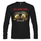 The Exploited Siyah Erkek Sweatshirt