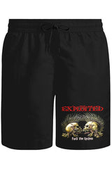 The Exploited Unisex Siyah Şort