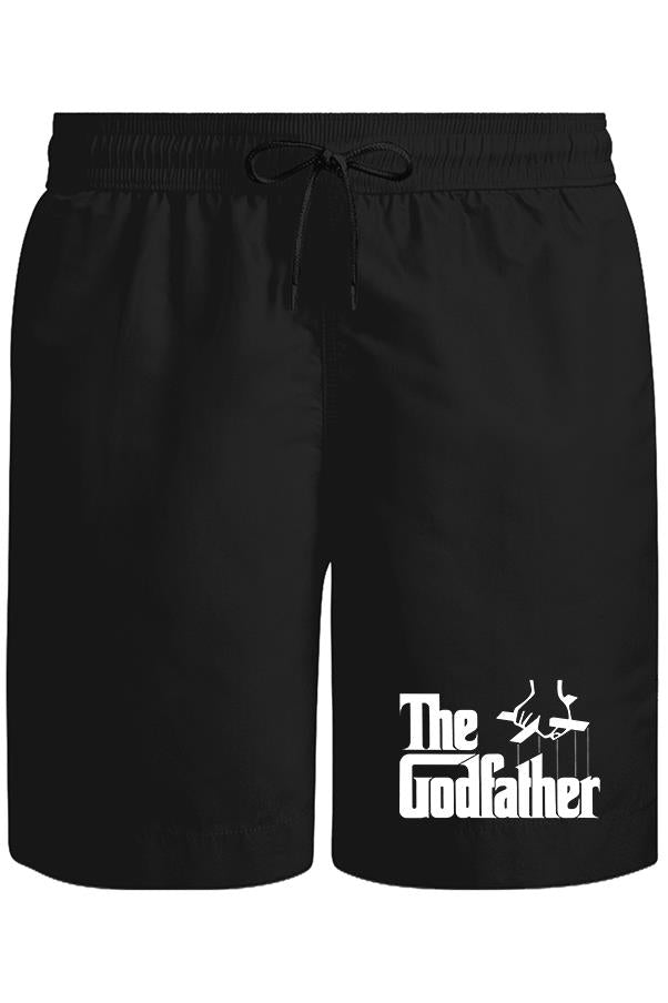 The Godfather - Logo Unisex Siyah Şort