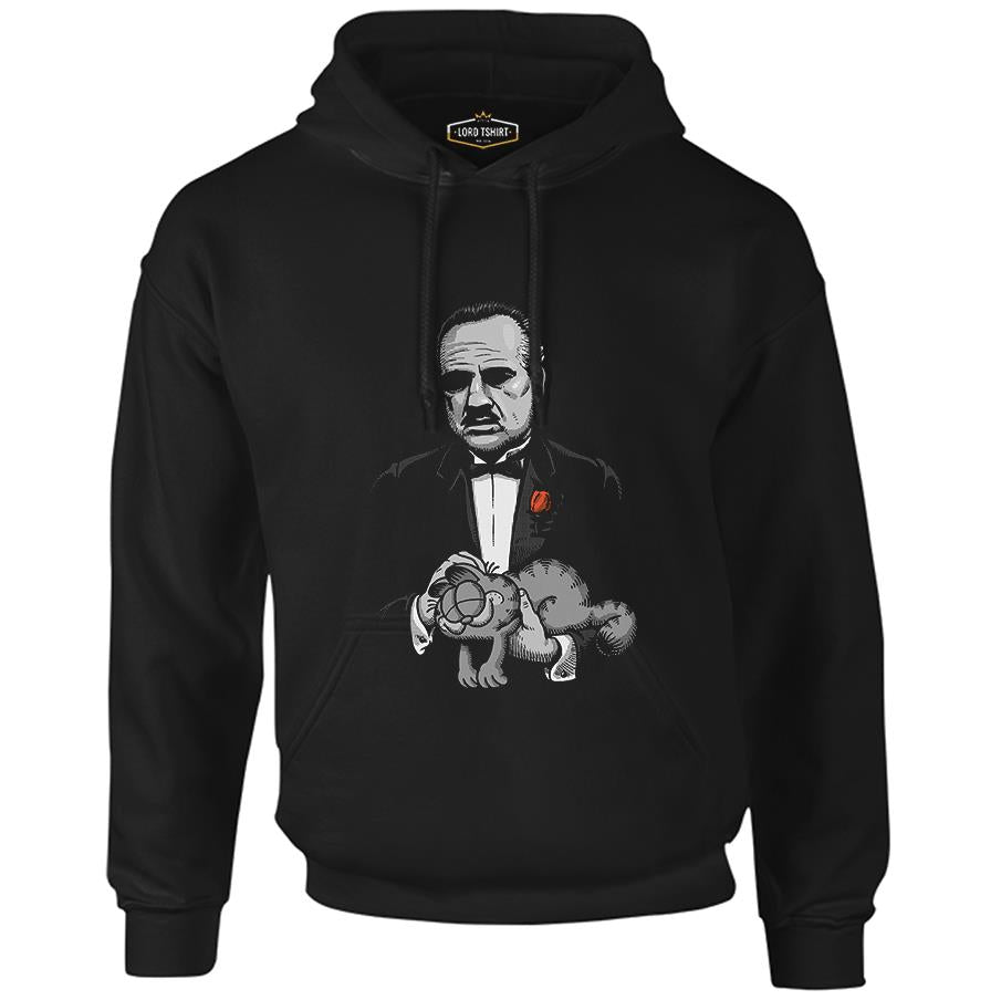 The Godfather - The Cat Black Men's Zipperless Hoodie