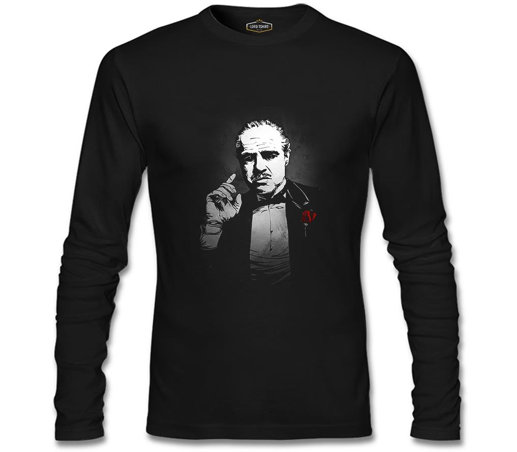 The Godfather - The Rule Siyah Erkek Sweatshirt