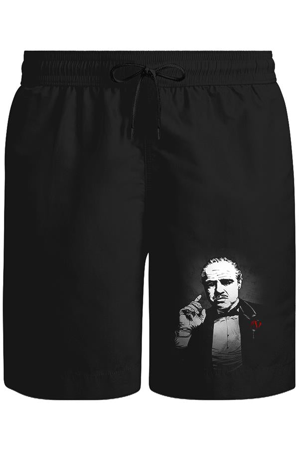 The Godfather - The Rule Unisex Siyah Şort