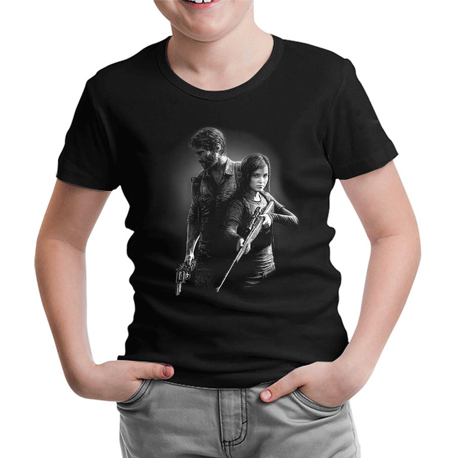 The Last of Us - Remastered Siyah Çocuk Tshirt