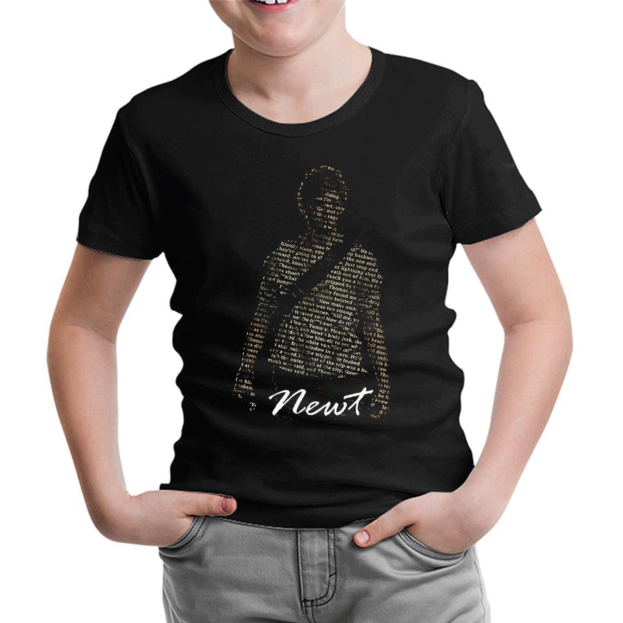 The Maze Runner - Newt Siyah Çocuk Tshirt
