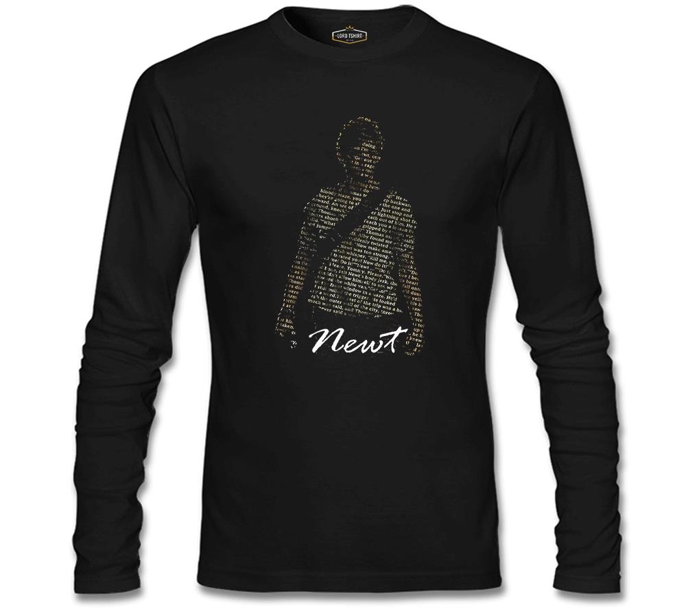 The Maze Runner - Newt Siyah Erkek Sweatshirt