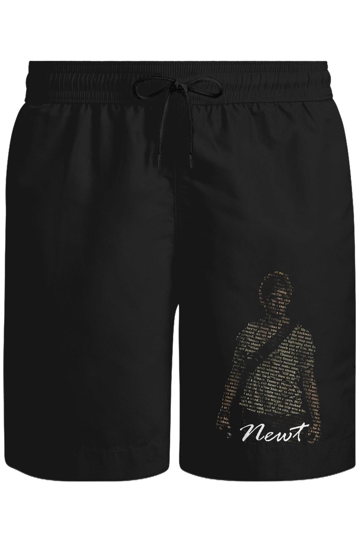 The Maze Runner - Newt Unisex Siyah Şort