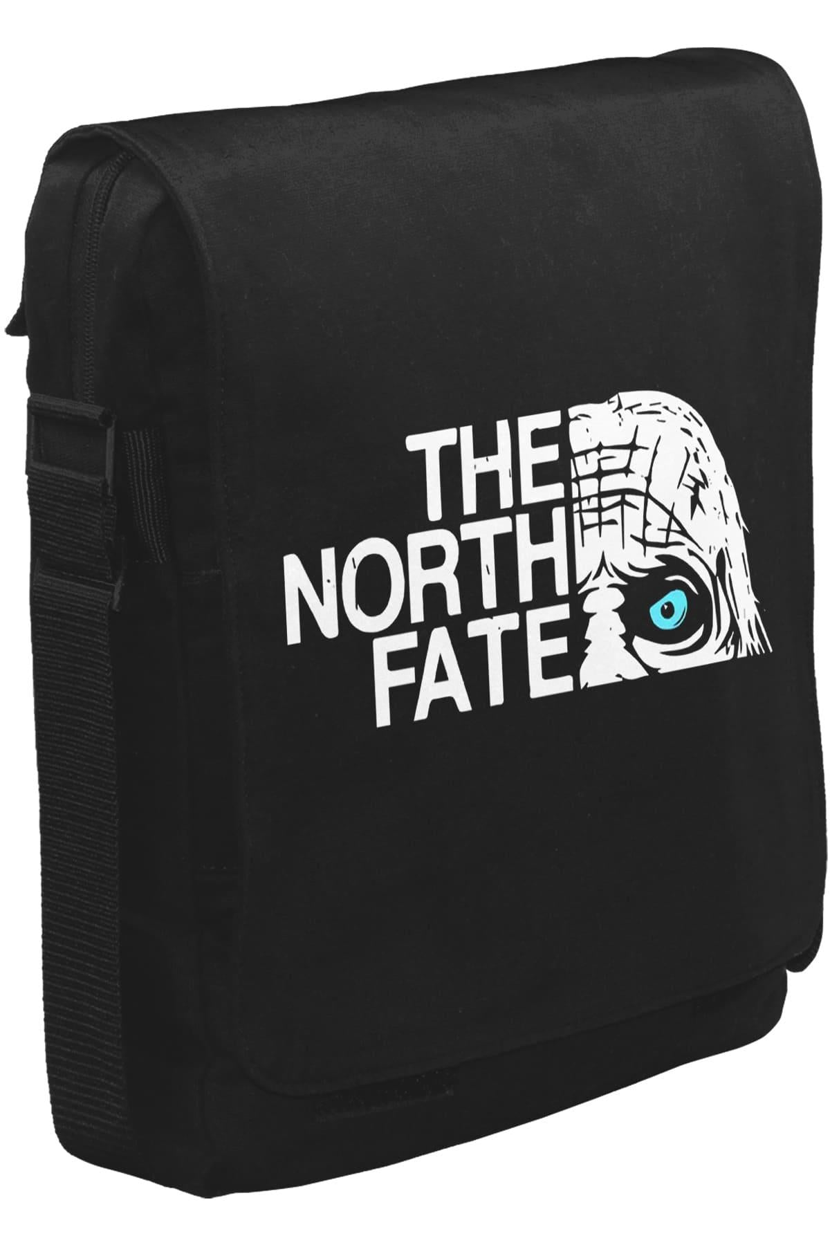 The North Fate Unisex Siyah Postacı Çanta