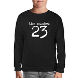 The Number 23 Black Kids Sweatshirt