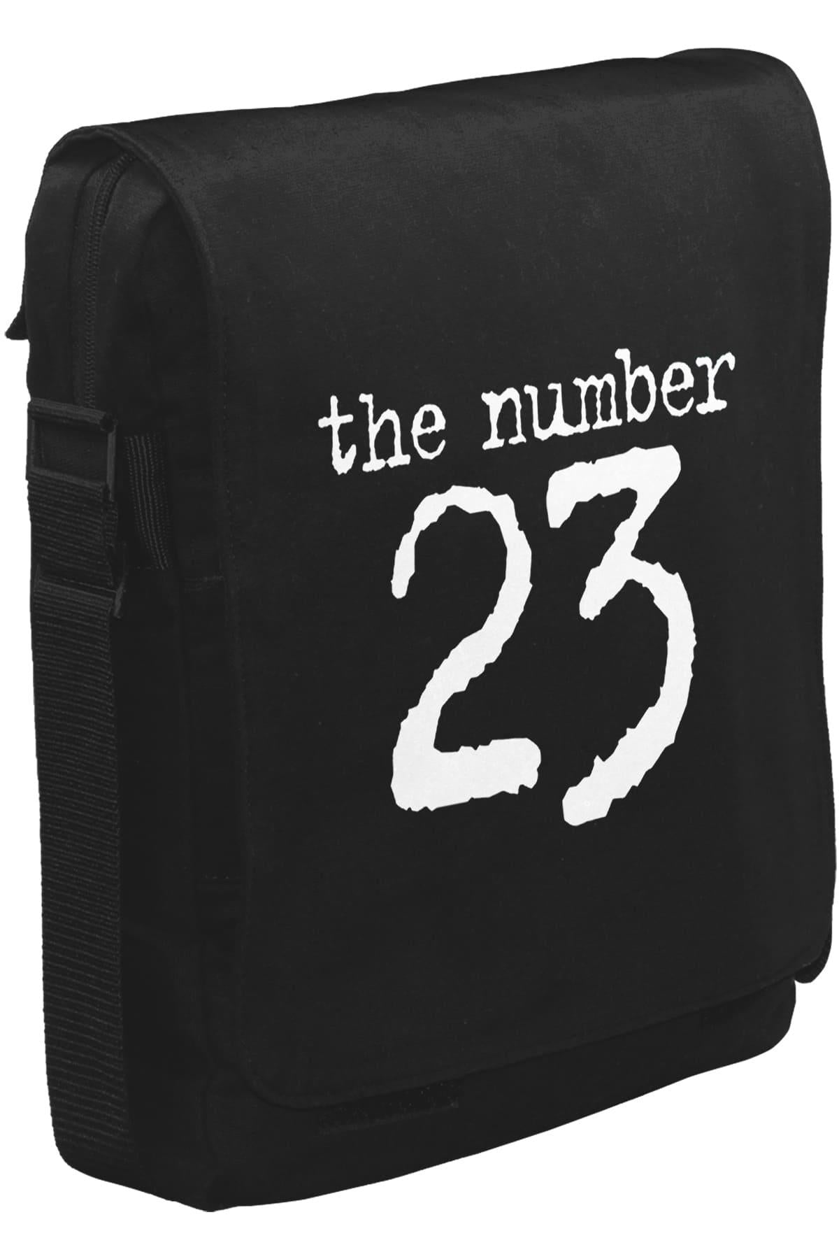 The Number 23 Unisex Siyah Postacı Çanta