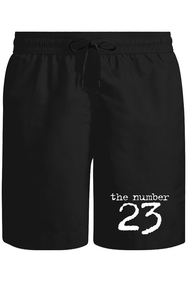 The Number 23 Unisex Siyah Şort